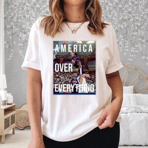 Vince Carter Limited T Shirt America Over Everything Graphic Retro Sports Fan 92